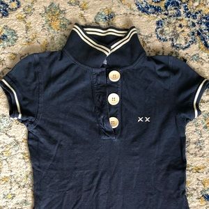 Project e vintage Navy Polo Dress Small